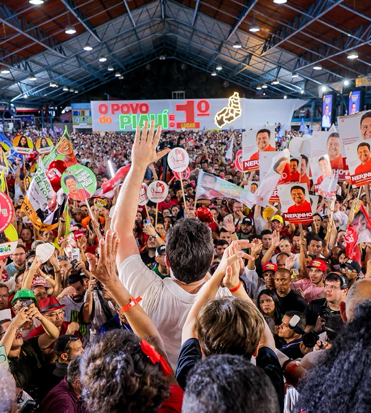 Militância em ato da campanha